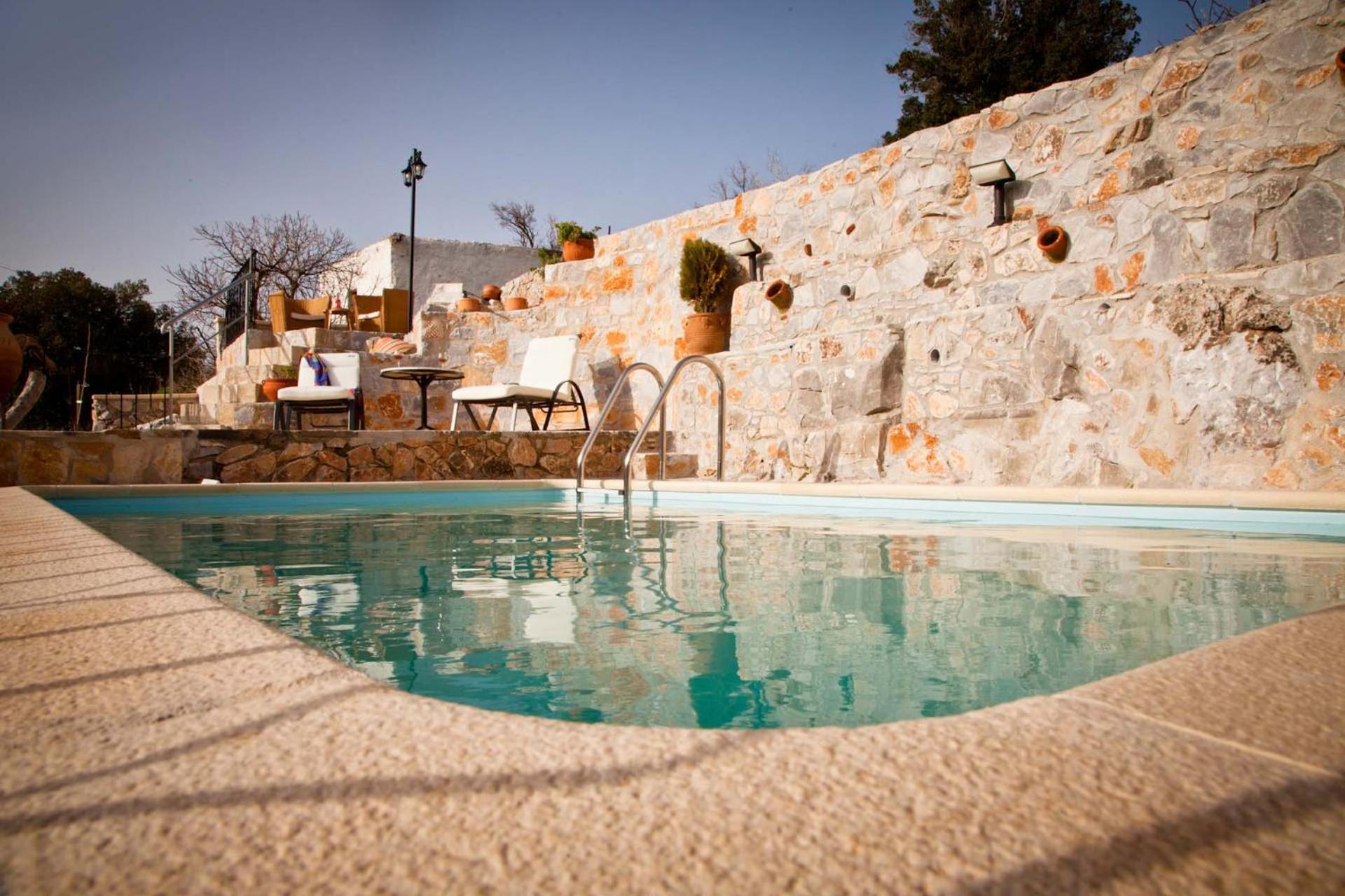 Stone Built Villa Galatia, Poolside & Perfect View Kares Екстер'єр фото