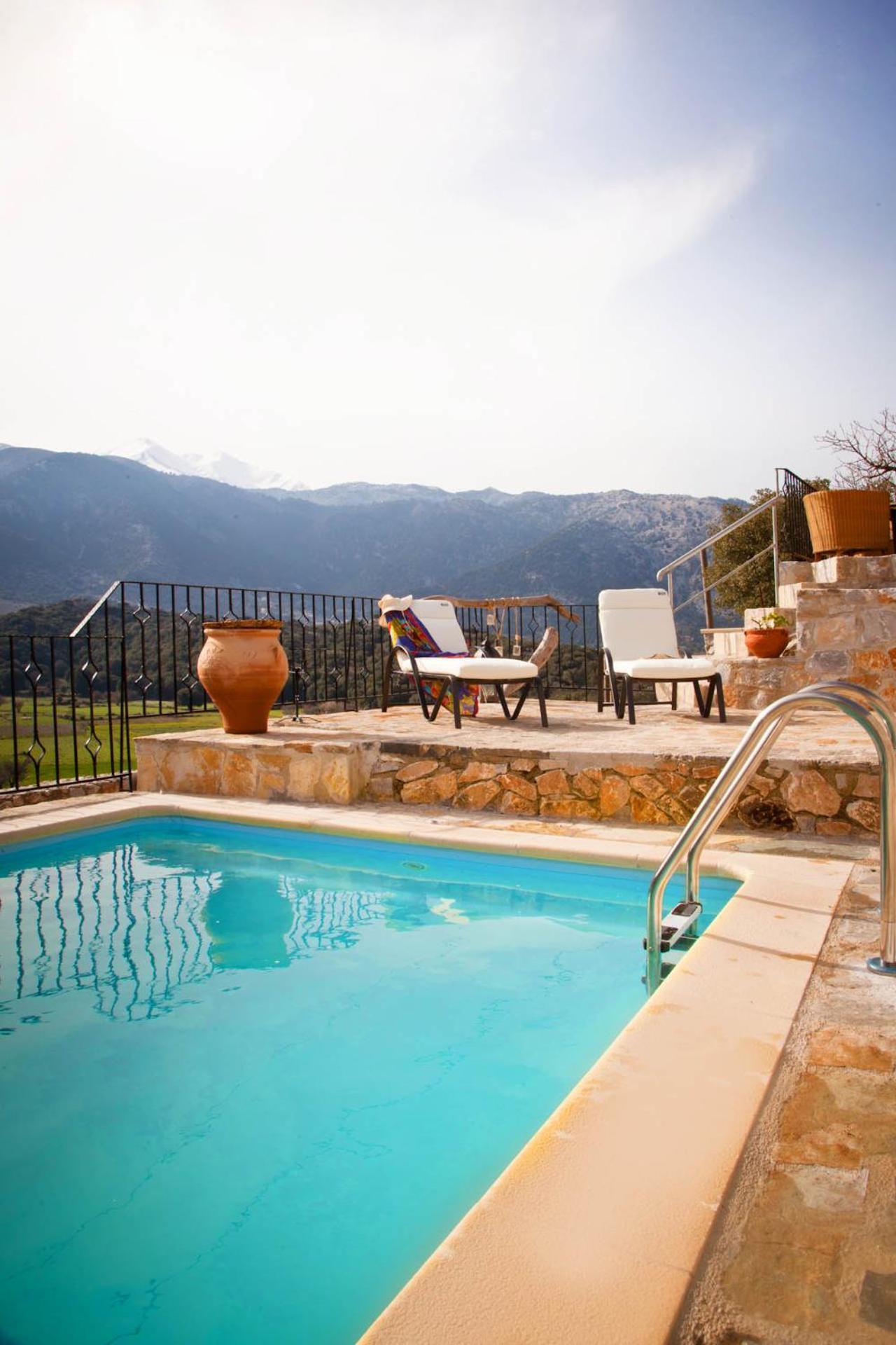 Stone Built Villa Galatia, Poolside & Perfect View Kares Екстер'єр фото
